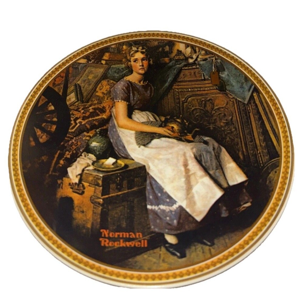 Dreaming In The Attic Rockwell’s Rediscovered Women ~ Knowles COA Booklet & Box